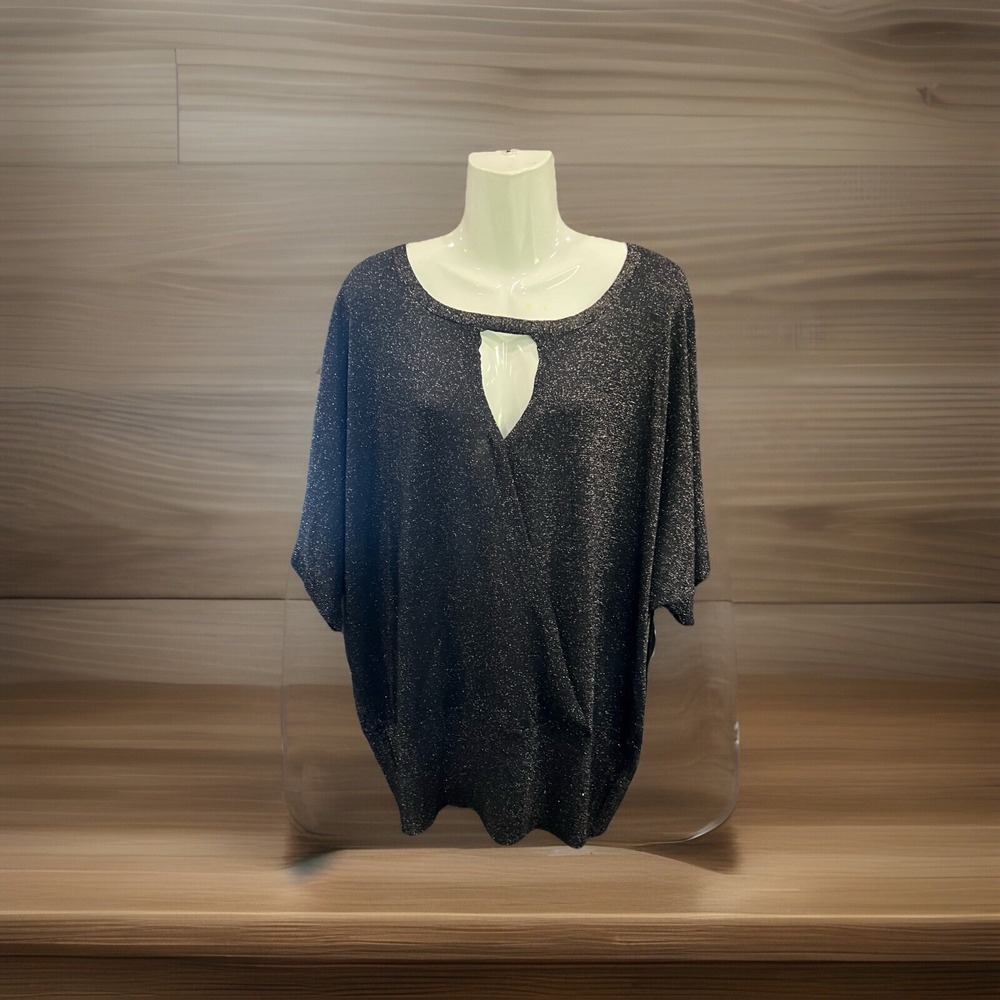 Joseph A‎ Bronze Metallic Pullover Sweater, Batwing Sleeve, Size 2X, NWT